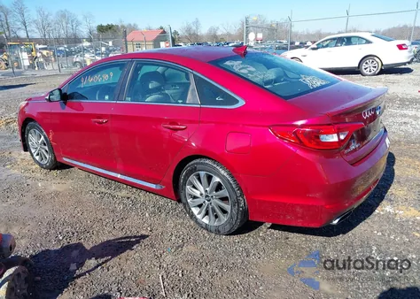 2015 Hyundai Sonata Sport from USA, damaged, VIN 5NPE34AF2FH186921